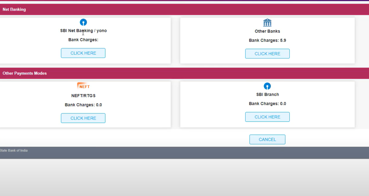 ChecK All the e-Challan Payment Options