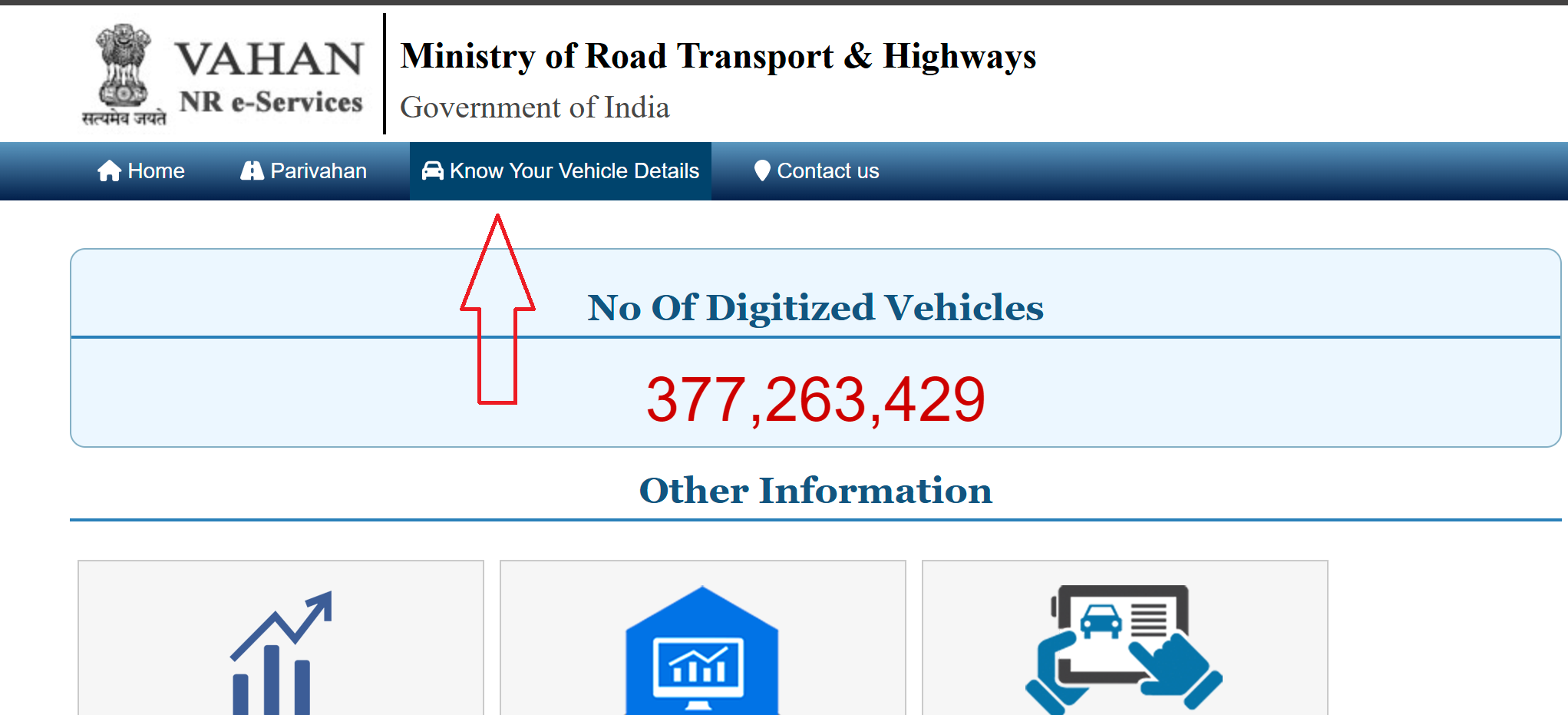 Know Your Vehicle Details